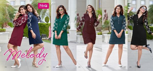 Hiva Melody Fancy Trending Wear Designer Top Collection