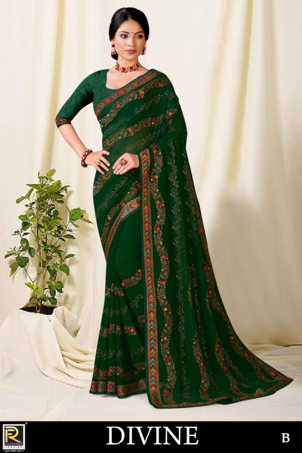 Ronisha Divine Festive Wear Art Silk Saree Collection