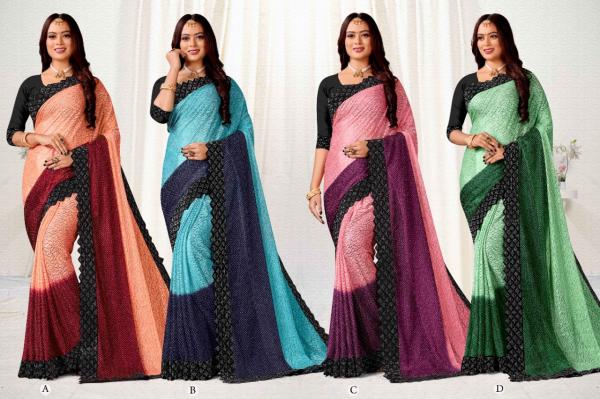 Ronisha Mareena Fancy Designer Lycra Saree Collection