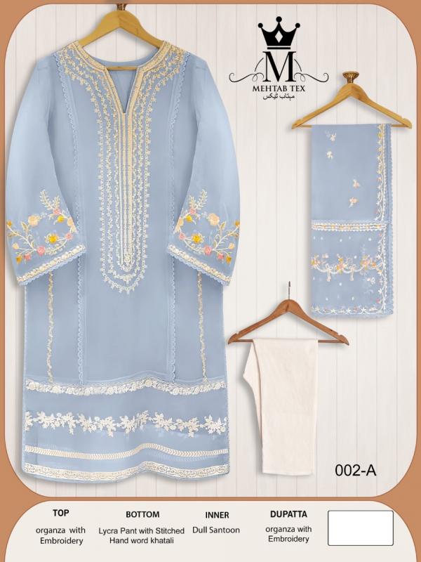 Mehtab Tex 002 A Ready Made Pakistani Suits Collection