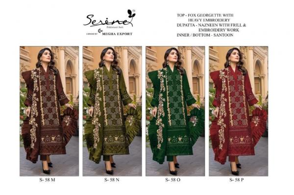 Serene S 58 Embroidery Pakistani Salwar Kameez Collection