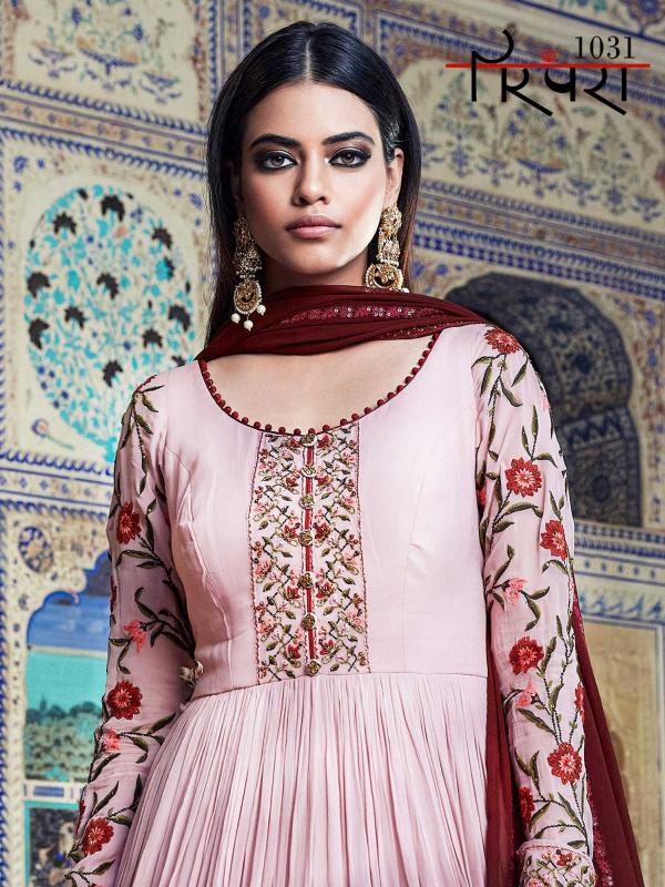 Virasat Parampra 7 Georgette Designer Wedding Wear Ladies Gown Collection