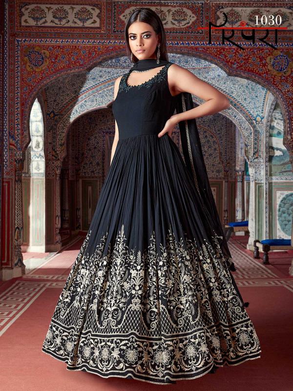 Virasat Parampra 7 Georgette Designer Wedding Wear Ladies Gown Collection