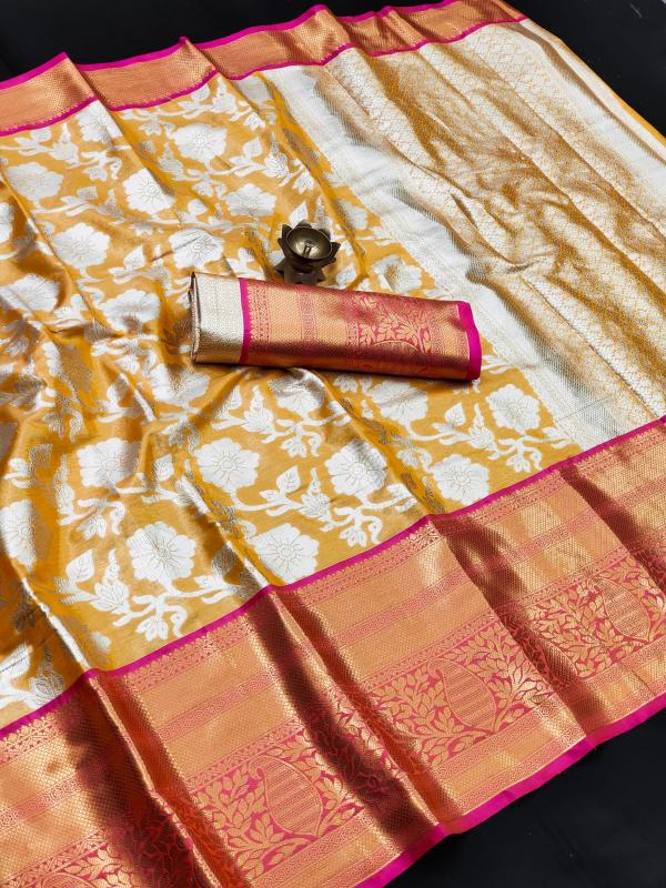 Meera 125 Party Wear Designer Banarasi Silk Saree Collection