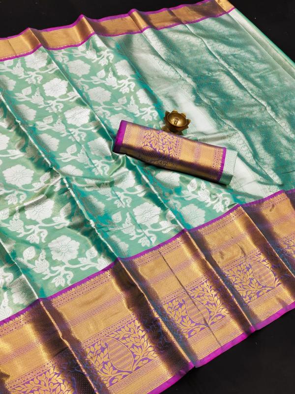 Meera 125 Party Wear Designer Banarasi Silk Saree Collection