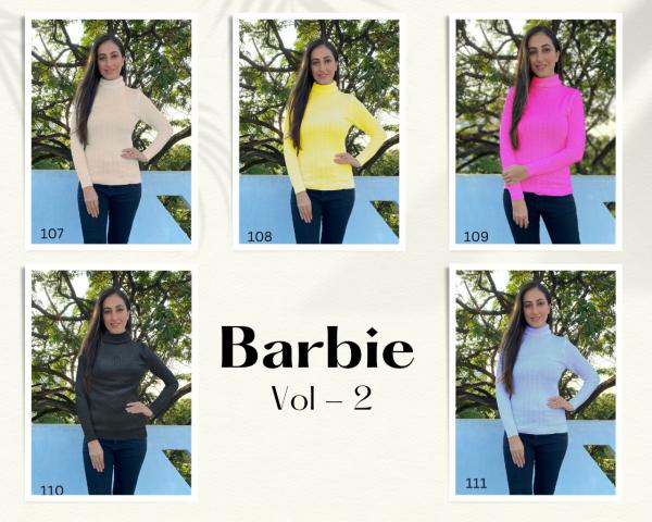 Fabzoo Barbie 2 Winter Wear Woollen Top Collection