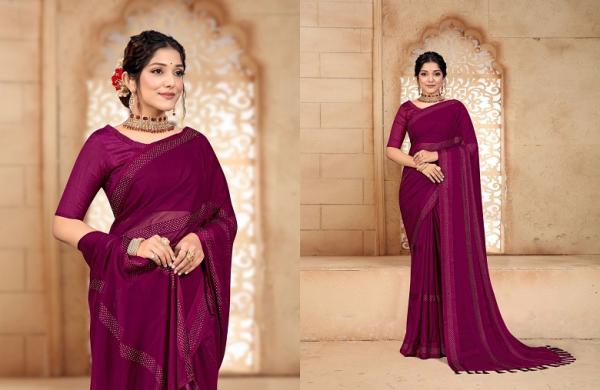 Saroj Gourika Fancy Wear Chiffon Saree Collection