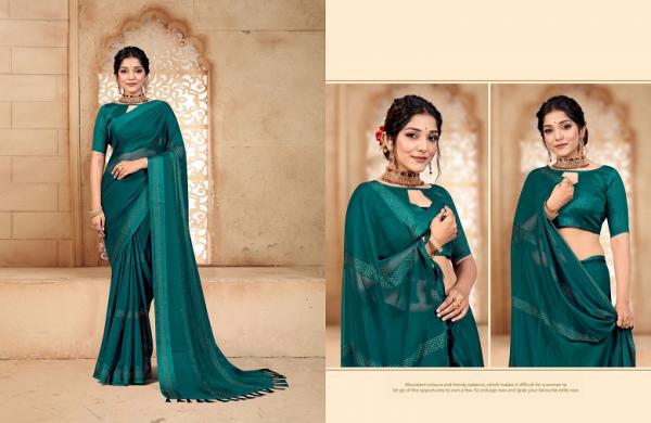 Saroj Gourika Fancy Wear Chiffon Saree Collection