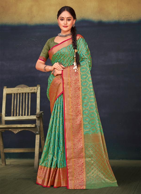 Sangam Nakhrali Silk Festive Wear Saree Collection