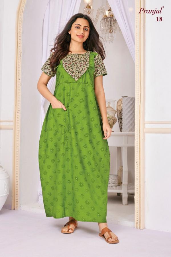 Pranjul Pragati Vol 1 Cototn Designer Nighty Collection