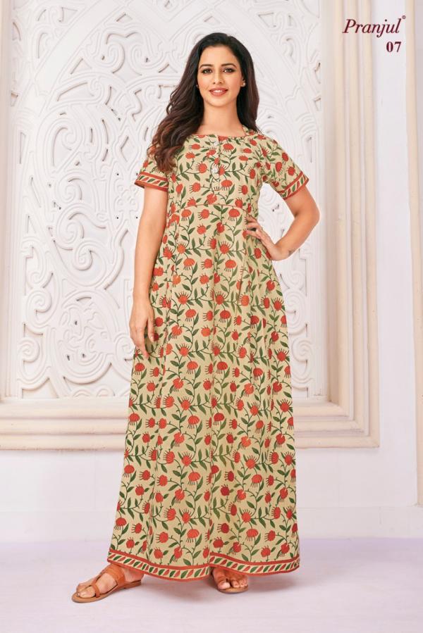 Pranjul Pragati Vol 1 Cototn Designer Nighty Collection