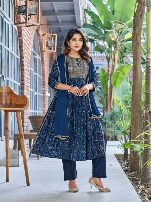 Ossm Mannat Designer Chanderi Cotton Readymade Collection