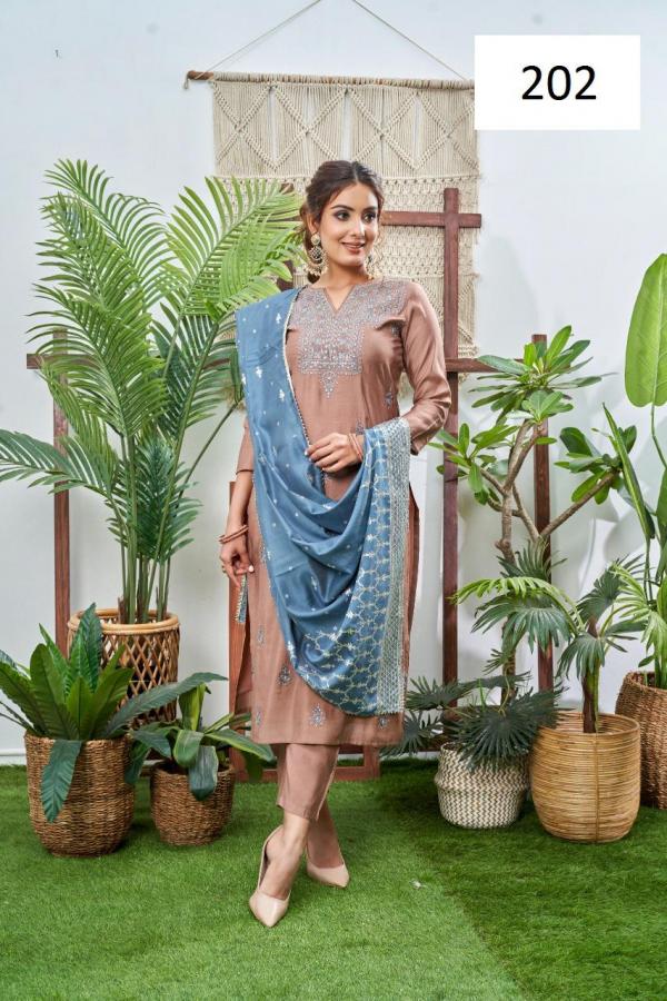 Suhani 202 Designer Wear viscose Ready Made Collection