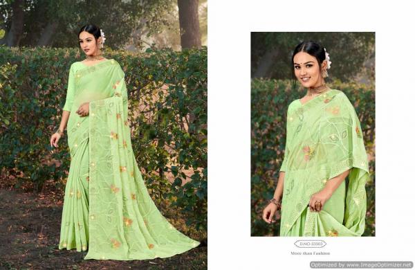 Saroj Advika 4 Fancy Simar Chiffon Saree Collection