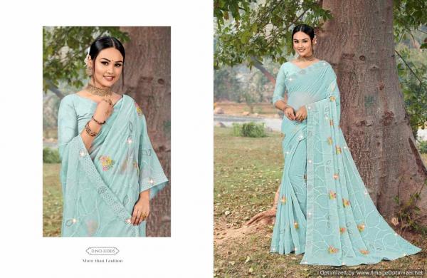 Saroj Advika 4 Fancy Simar Chiffon Saree Collection