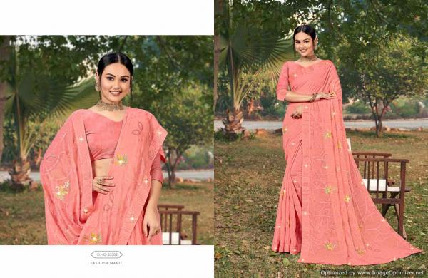 Saroj Advika 4 Fancy Simar Chiffon Saree Collection