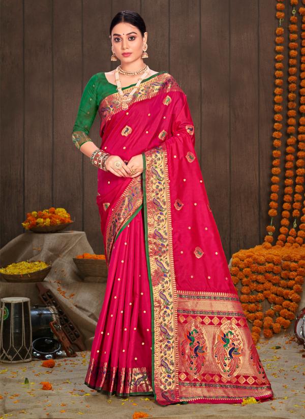 Sangam Sarika Paithani Silk Wedding Saree Collection