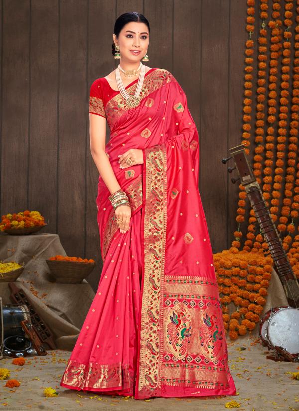 Sangam Sarika Paithani Silk Wedding Saree Collection