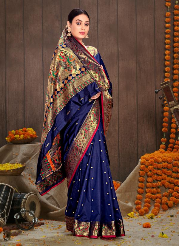 Sangam Sarika Paithani Silk Wedding Saree Collection