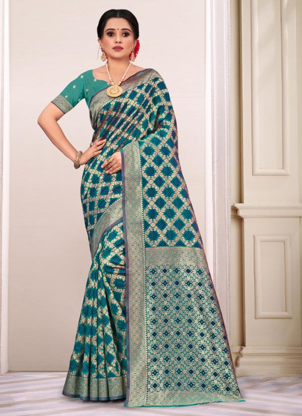 Riwazo Panihari Silk Wedding Wear Patola Saree Collection