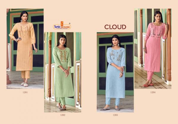 Tunic House cloud viscose gorgeous look kurti catalog