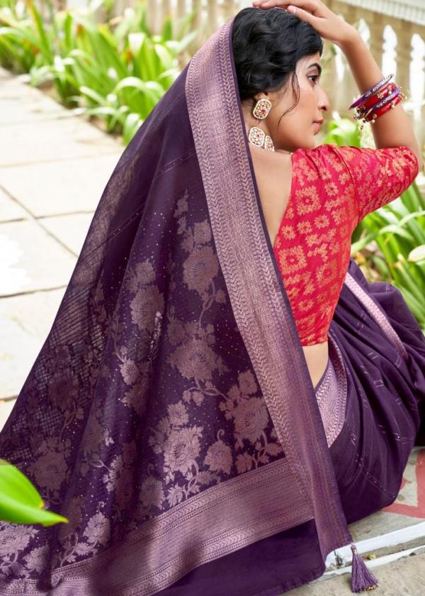 lt kashvi creation karwaan linen silk heavy look saree catalog