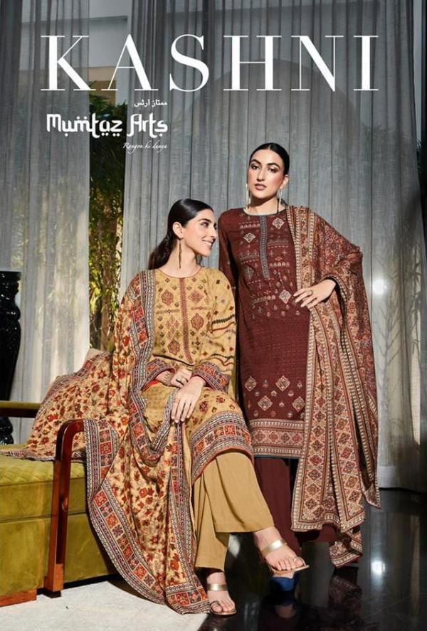 mumtaz art rango ki duniya kaashi edition vol1 pashmina exclusive Dress Material