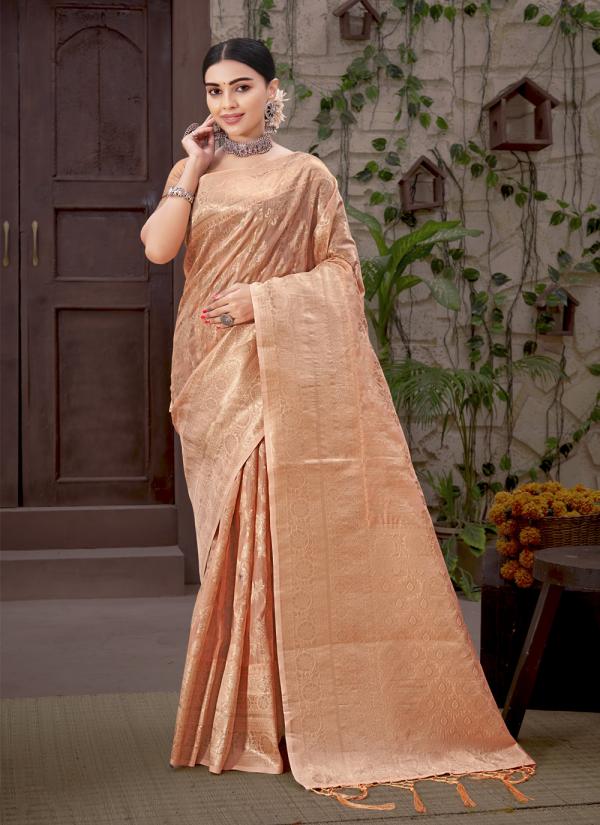 Sangam Anjani Cotton Organza Weaving Rich Sarees Collection