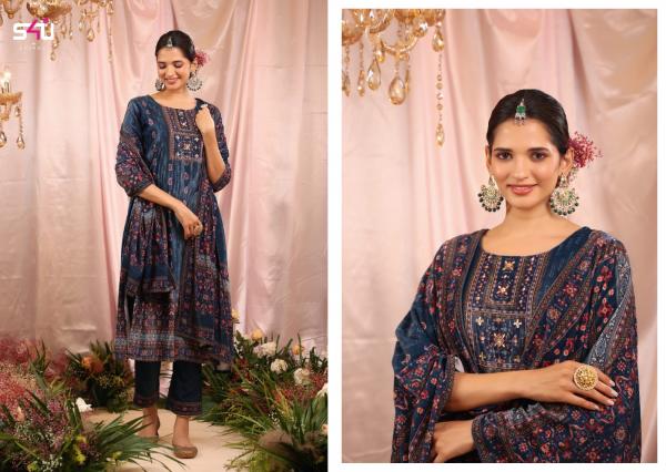 s4u noor velvet elegant look Designer Readymade catalog