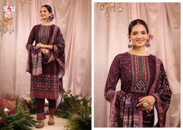 s4u noor velvet elegant look Designer Readymade catalog