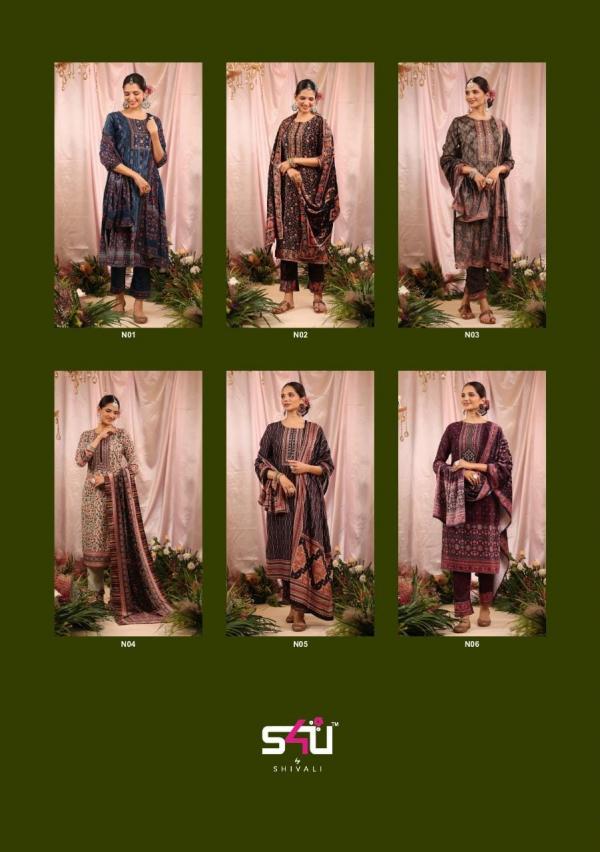 s4u noor velvet elegant look Designer Readymade catalog