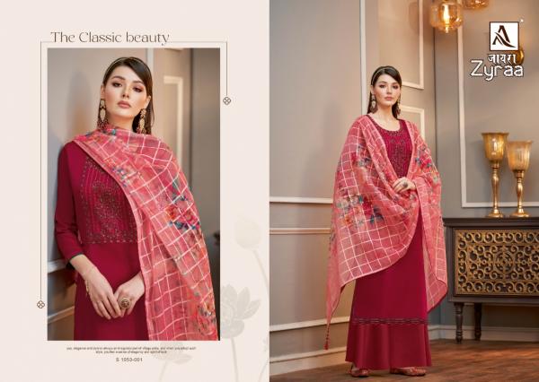 alok suit zyraa zam catchy look Designer Dress Materialcatalog