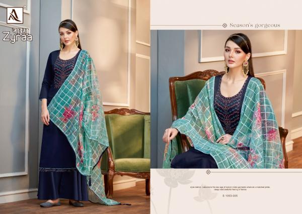 alok suit zyraa zam catchy look Designer Dress Materialcatalog