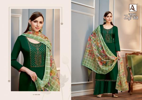 alok suit zyraa zam catchy look Designer Dress Materialcatalog