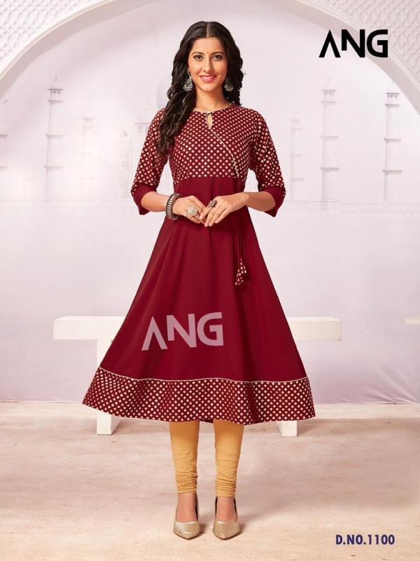 12angel ang 1100 crap decent look kurti catalog