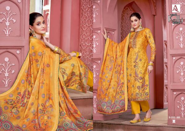 alok suit kalki 7 banarasi jaquard exclusive print salwar suit catalog