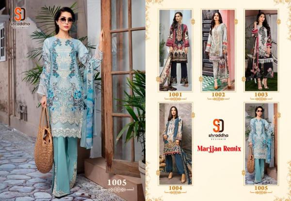 Shraddha Marjjan Remix Lawn Cotton Pakistani Salwar Kameez