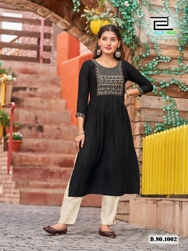 Blue Hills Classic Vol 15 Nx Designer Kurti Collection