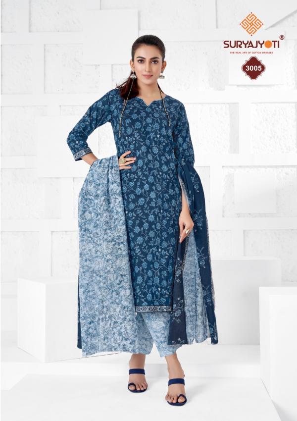 Suryajyoti Preyasi Vol-3 Cotton Designer Patiyala Suit