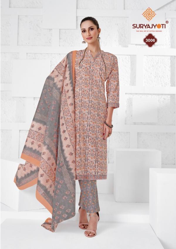 Suryajyoti Preyasi Vol-3 Cotton Designer Patiyala Suit