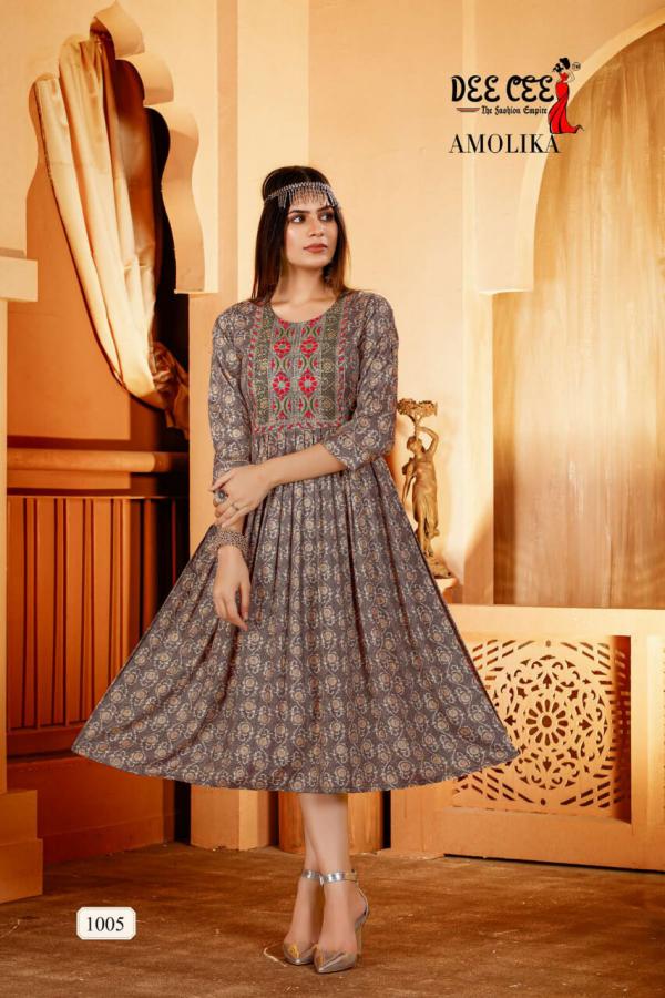 Deecee Amolika Fancy Designer Anarkali Kurti Collection