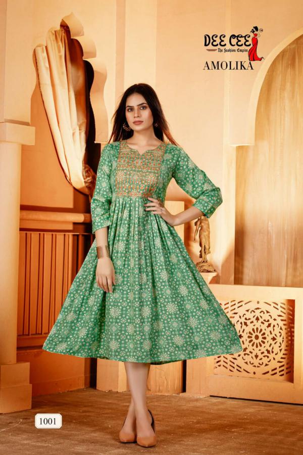 Deecee Amolika Fancy Designer Anarkali Kurti Collection