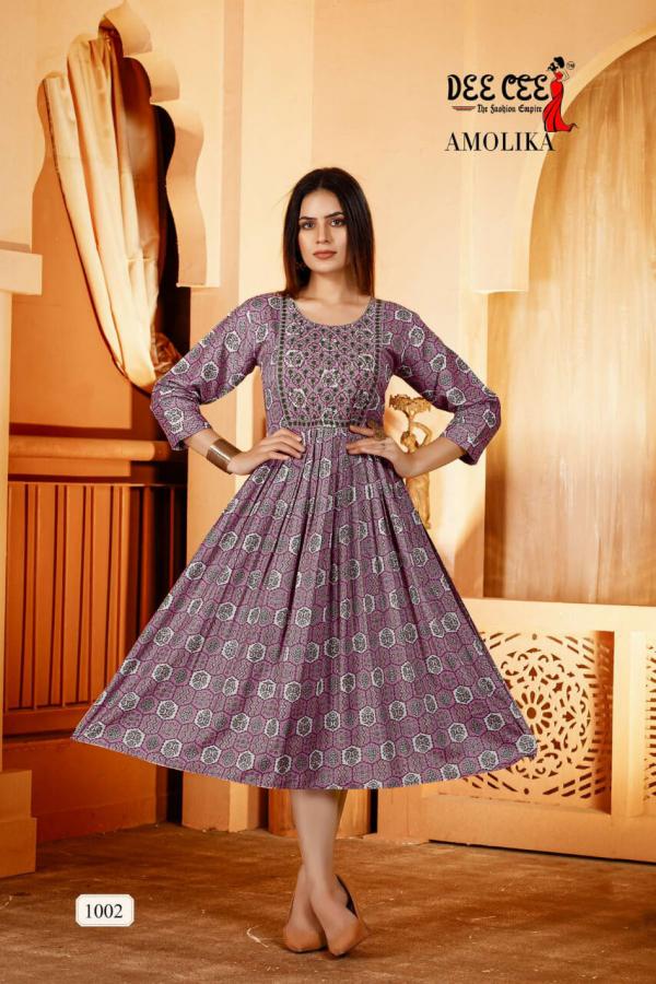 Deecee Amolika Fancy Designer Anarkali Kurti Collection