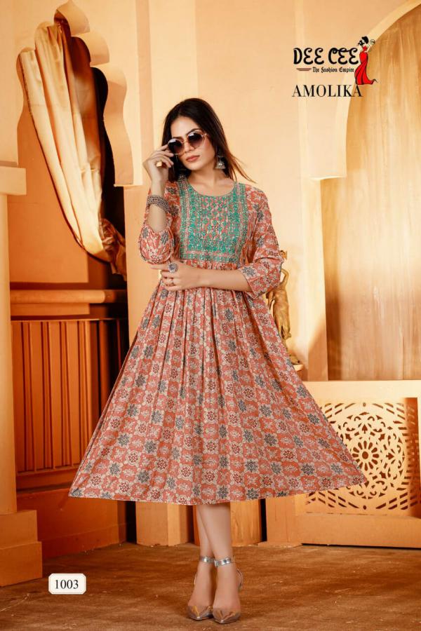 Deecee Amolika Fancy Designer Anarkali Kurti Collection