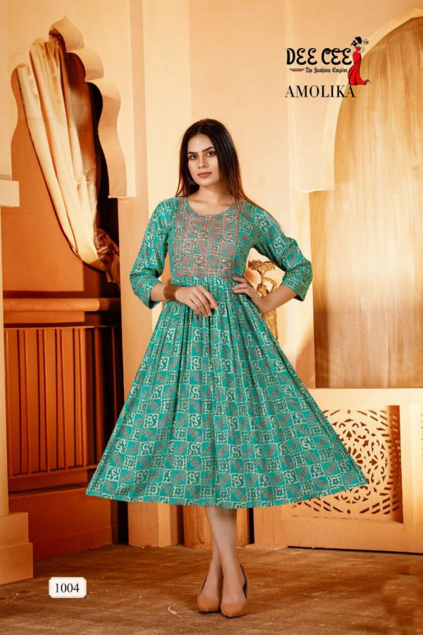 Deecee Amolika Fancy Designer Anarkali Kurti Collection