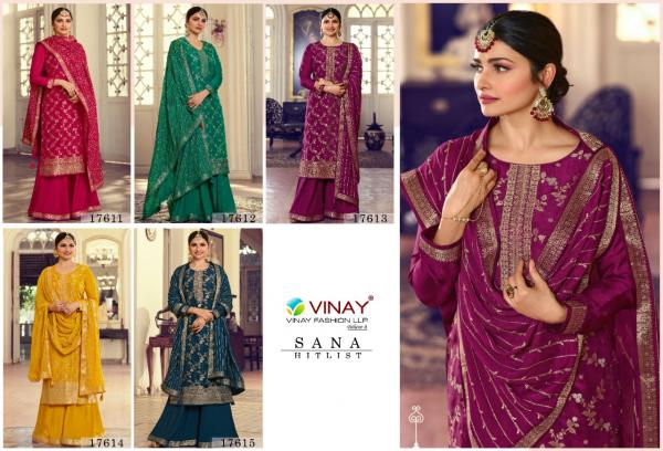 Vinay kaseesh sana hitlist Dola jacquard Designer Salwar Suit 