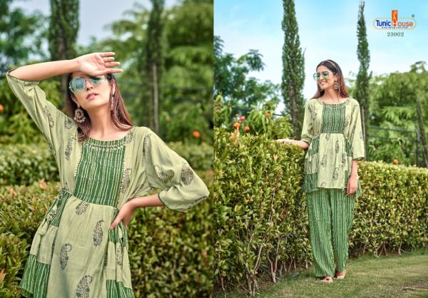 tunic house fusion muslin silk regal look kurti catalog