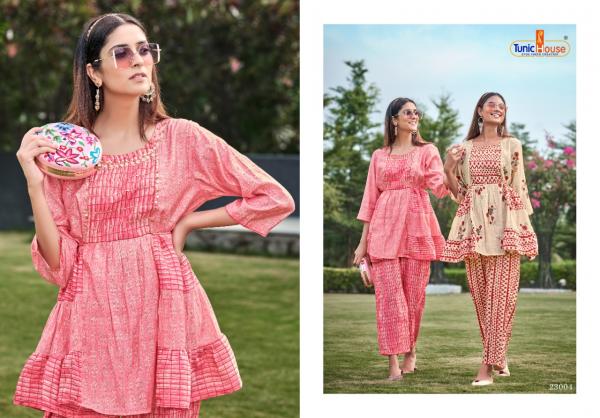 tunic house fusion muslin silk regal look kurti catalog