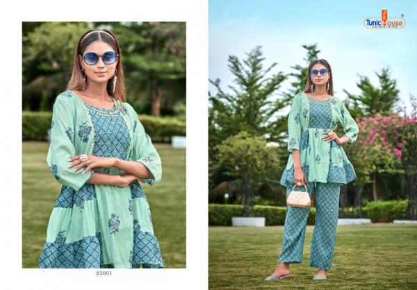 tunic house fusion muslin silk regal look kurti catalog