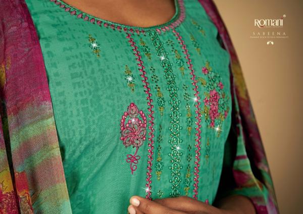 romani sabeena cotton decent look Dress Material catalog